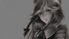 Anime girls touhou izayoi sakuya video games Simple Background 