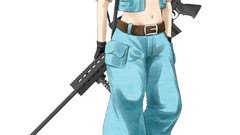 Anime girls touhou kawashiro nitori video games Simple 