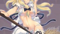 Anime girls touhou kirisame marisa ecchi boobs video games