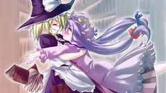 Anime girls touhou kirisame marisa patchouli knowledge video 