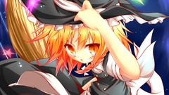 Anime girls touhou kirisame marisa video games
