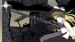 Anime girls touhou kirisame marisa video games