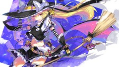 Anime girls touhou kirisame marisa video games