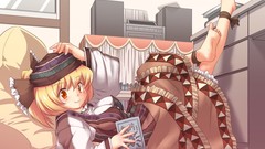 Anime girls touhou kurodani yamame video games