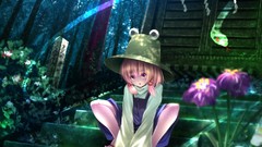 Anime girls touhou moriya suwako video games
