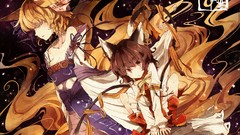 Anime girls touhou nekomimi animal ears yakumo ran chen video 