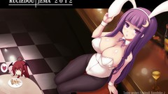 Anime girls touhou patchouli knowledge video games