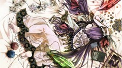 Anime girls touhou patchouli knowledge video games