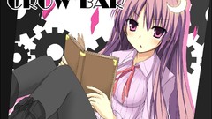 Anime girls touhou patchouli knowledge video games