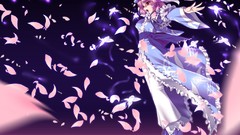 Anime girls touhou saigyouji yuyuko video games