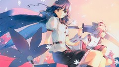 Anime girls touhou shameimaru aya inubashiri momiji ueda ryou