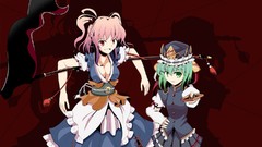 Anime girls touhou shikieiki yamaxanadu onozuka komachi