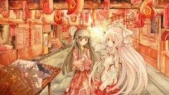 Anime girls touhou video games