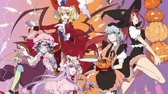 Anime girls touhou video games