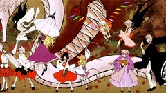 Anime girls touhou video games