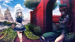 Anime girls touhou video games