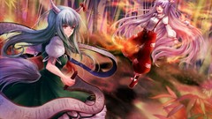 Anime girls touhou video games