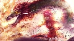 Anime girls touhou video games Chinese clothes Ibaraki Kasen