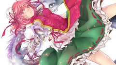 Anime girls touhou video games Chinese clothes Ibaraki Kasen