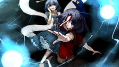 Anime girls touhou video games Chinese clothes Miyako Yoshika 