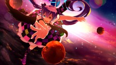 Anime girls touhou video games himekaidou hatate