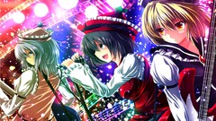 Anime girls touhou video games Nekominase