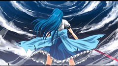 Anime girls touhou video games Nekominase