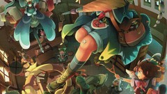 Anime girls touhou video games scans