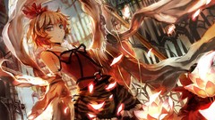 Anime girls touhou video games Toramaru Shou