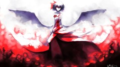 Anime girls touhou wings