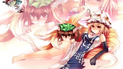 Anime girls touhou yakumo ran chen