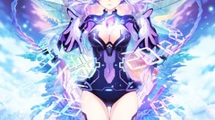 Anime girls tsunako thigh highs bodysuits Hyperdimension 