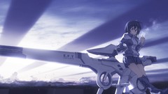 Anime girls vehicles digital art Masariro