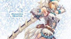 Anime girls video games Monster Hunter