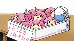 Anime girls vocaloid ika musume megurine luka crossovers 