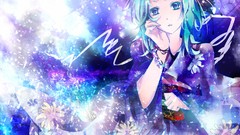 Anime girls vocaloid Japanese clothes Megpoid Gumi