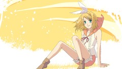 Anime girls vocaloid kagamine rin