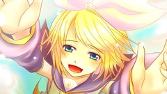 Anime girls vocaloid kagamine rin