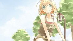 Anime girls vocaloid kagamine rin