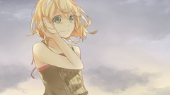 Anime girls vocaloid kagamine rin