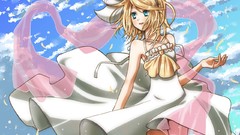 Anime girls vocaloid kagamine rin