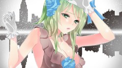 Anime girls vocaloid Megpoid Gumi