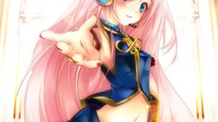 Anime girls vocaloid megurine luka