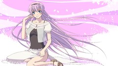 Anime girls vocaloid megurine luka