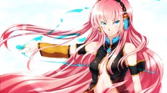 Anime girls vocaloid megurine luka