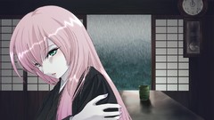 Anime girls vocaloid megurine luka