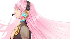 Anime girls vocaloid megurine luka