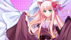 Anime girls vocaloid megurine luka