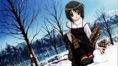 anime girls winter kanon