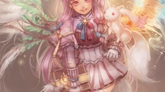 Anime girls witches mahou shoujo madoka magica touhou patchouli 